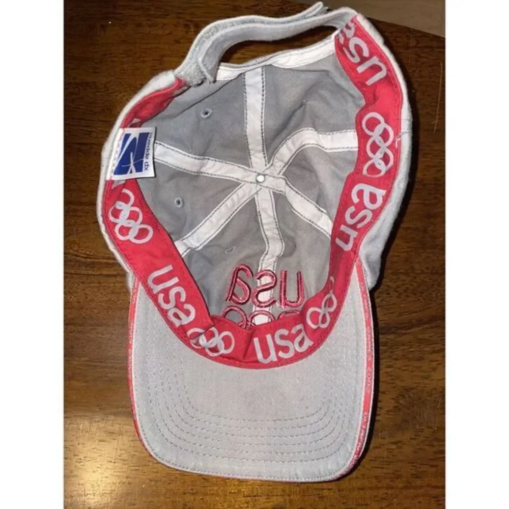 Vintage USA Olympics Olympic Ring Cap Hat Salt‎ Lake City